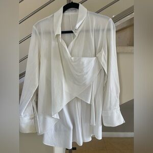 Vintage Alberta Ferretti funky White Blouse